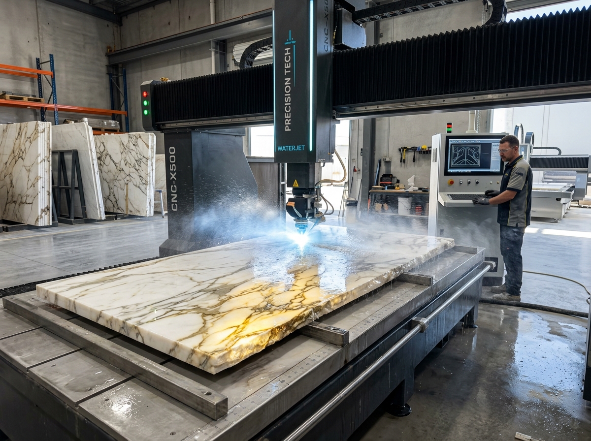 Yüksek Teknoloji CNC Mermer İşleme